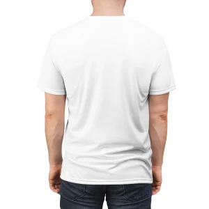 Unisex Cut & Sew Tee (AOP) (White)